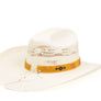 Berto's Hat - Orange Beaded