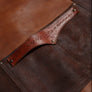 BROWN LEATHER APRON
