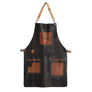 BLACK LEATHER APRON