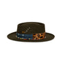 Brown Fedora in luxury beaver felt by Celebrity Hatmaker Alberto Hernandez of Meshika Hats