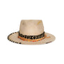 Luxury Handmade Bone Fedora made with beaver felt by Hatmaker Alberto Hernandez of Meshika Hats