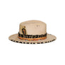 Custom Bone Fedora in luxury beaver felt by Celebrity Hatmaker Alberto Hernandez of Meshika Hats