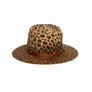 Custom Handmade Leopard Print Fedora by Hatmaker Alberto Hernandez of Meshika Hats