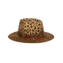 Custom Handmade Leopard Print Fedora by Hatmaker Alberto Hernandez of Meshika Hats