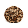 Luxury Handmade Leopard Print Fedora made with rabbit felt by Hatmaker Alberto Hernandez of Meshika Hats