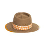 Custom Handmade Camel Fedora by Celebrity Hatmaker Alberto Hernandez of Meshika Hats