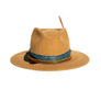Luxury Handmade Camel Fedora made with beaver felt by Hatmaker Alberto Hernandez of Meshika Hats