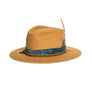 Fedora in luxury beaver felt by Hatmaker Alberto Hernandez of Meshika Hats