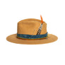 Custom Camel Fedora by Hatmaker Alberto Hernandez of Meshika Hats Made in Los Angeles California