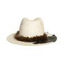 Handmade Beaver Fedora in White by Alberto Hernandez of Meshika Hats
