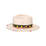 Smiley Face Happy Fedora in luxury rabbit felt by Hatmaker Alberto Hernandez of Meshika Hats