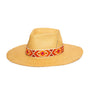 Natural Fedora in luxury Straw by Hatmaker Alberto Hernandez of Meshika Hats