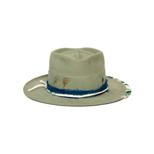 Custom Handmade Fedora by Hatmaker Alberto Hernandez of Meshika Hats