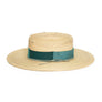 Custom Natural Straw Fedora by Hatmaker Alberto Hernandez of Meshika Hats Made in Los Angeles California