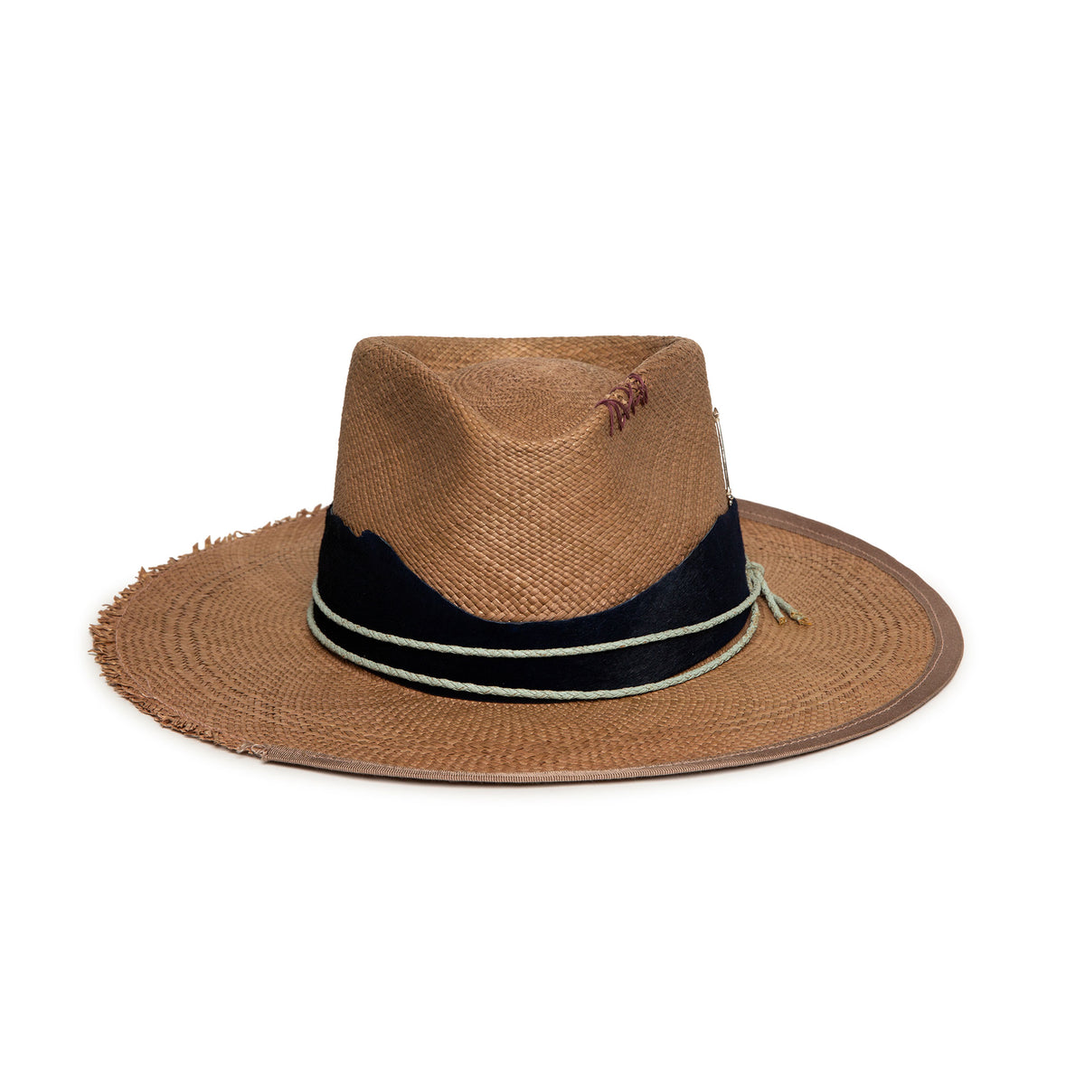 Brown straw cheap fedora hat