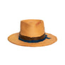 Luxury Handmade Straw Fedora made with rabbit felt by Hatmaker Alberto Hernandez of Meshika Hats