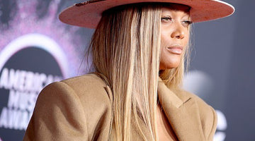 Tyra Banks Wears Custom Meshika Hat at 2019 American Music Awards