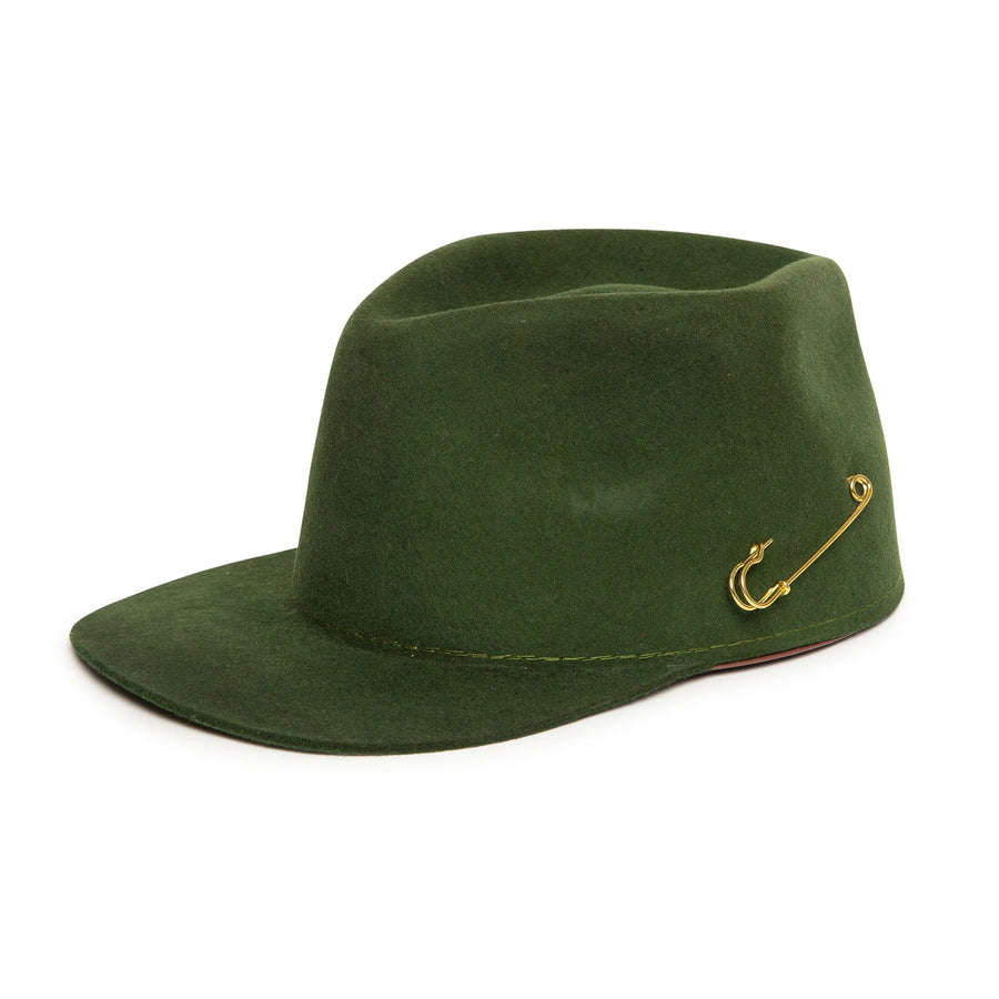 Custom Cap in luxury wool by Hatmaker Alberto Hernandez of Meshika Hats