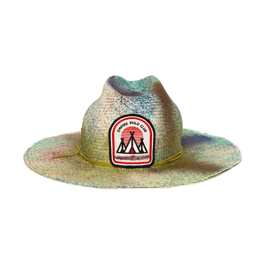 Meshika Neutrals, Pattern Print Wide Brim Cowboy Hat