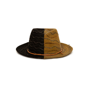 Limited Addition Custom Handmade Fedora by Hatmaker Alberto Hernandez of Meshika Hats