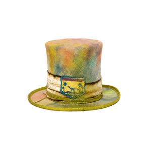 Top Hat in luxury rabbit felt by Hatmaker Alberto Hernandez of Meshika Hats