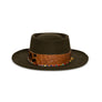 Custom Brown Handmade Fedora by Hatmaker Alberto Hernandez of Meshika Hats