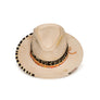 Custom Handmade Bone Fedora by Hatmaker Alberto Hernandez of Meshika Hats