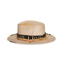 Handmade Bone Fedora in luxury beaver felt by Hatmaker Alberto Hernandez of Meshika Hats