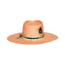 Pink Custom Fedora by Hatmaker Alberto Hernandez of Meshika Hats Made in Los Angeles California