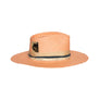 Pink Straw Fedora Made in Los Angeles, CA by Alberto Hernandez of Meshika Hats
