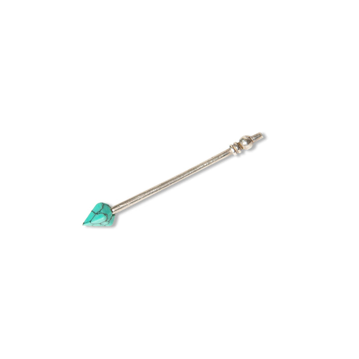 TURQUOISE TIP SILVER LANZA