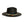 Custom Black Fedora in luxury Straw by Celebrity Hatmaker Alberto Hernandez of Meshika Hats