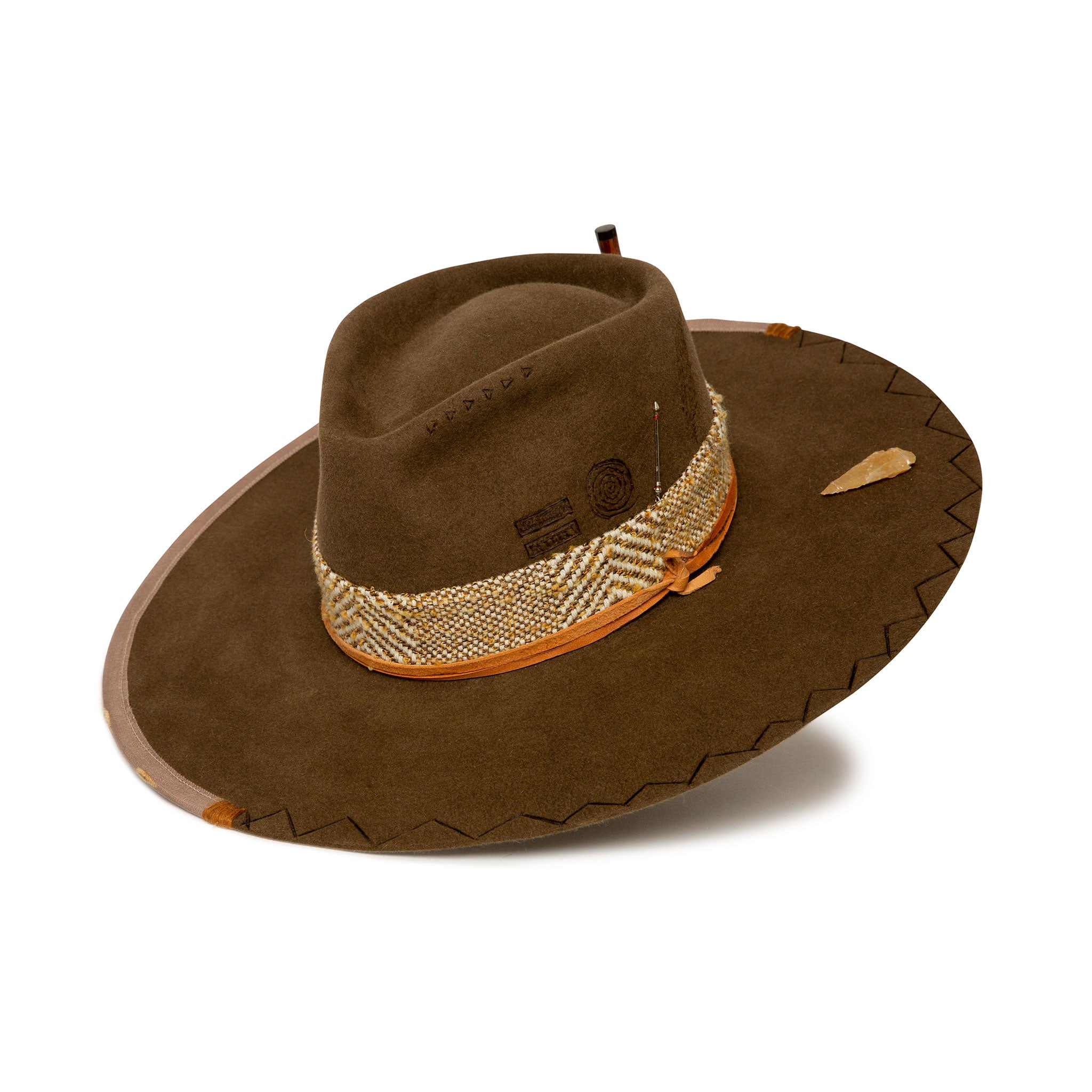 Meyers Manx 64 Costa Mesa Brown & White Hat